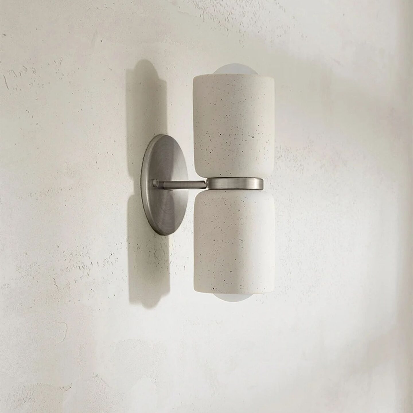 Terra 2 Wall Vanilla Bean & Brushed Nickel
